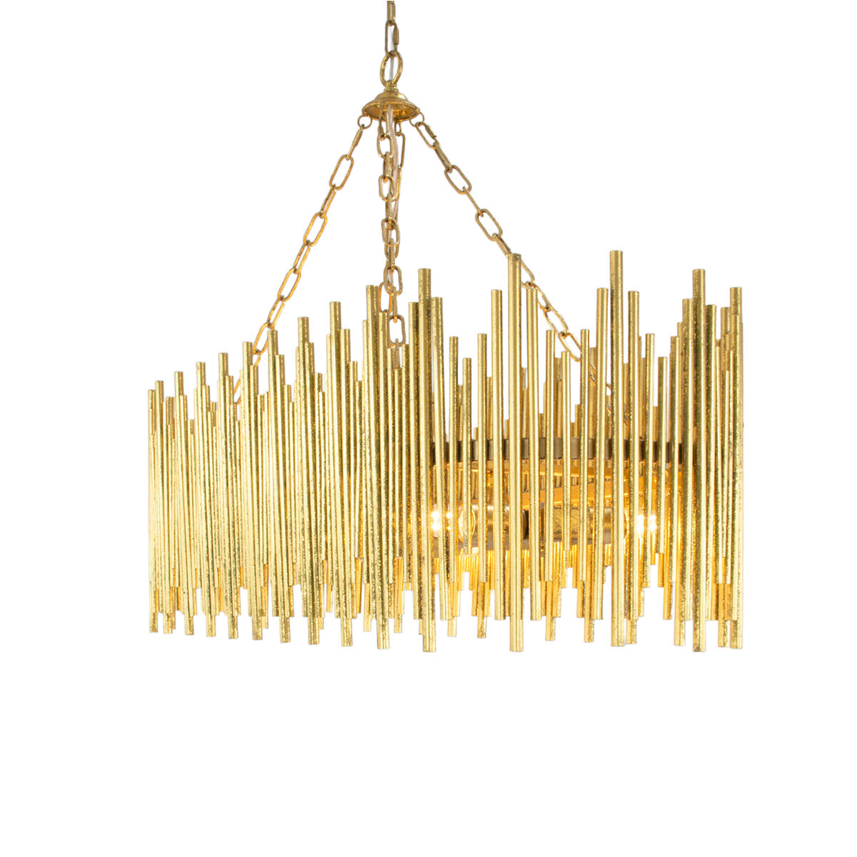Althely 10 Lights Rectangle Pendant Chandelier-Briglighting