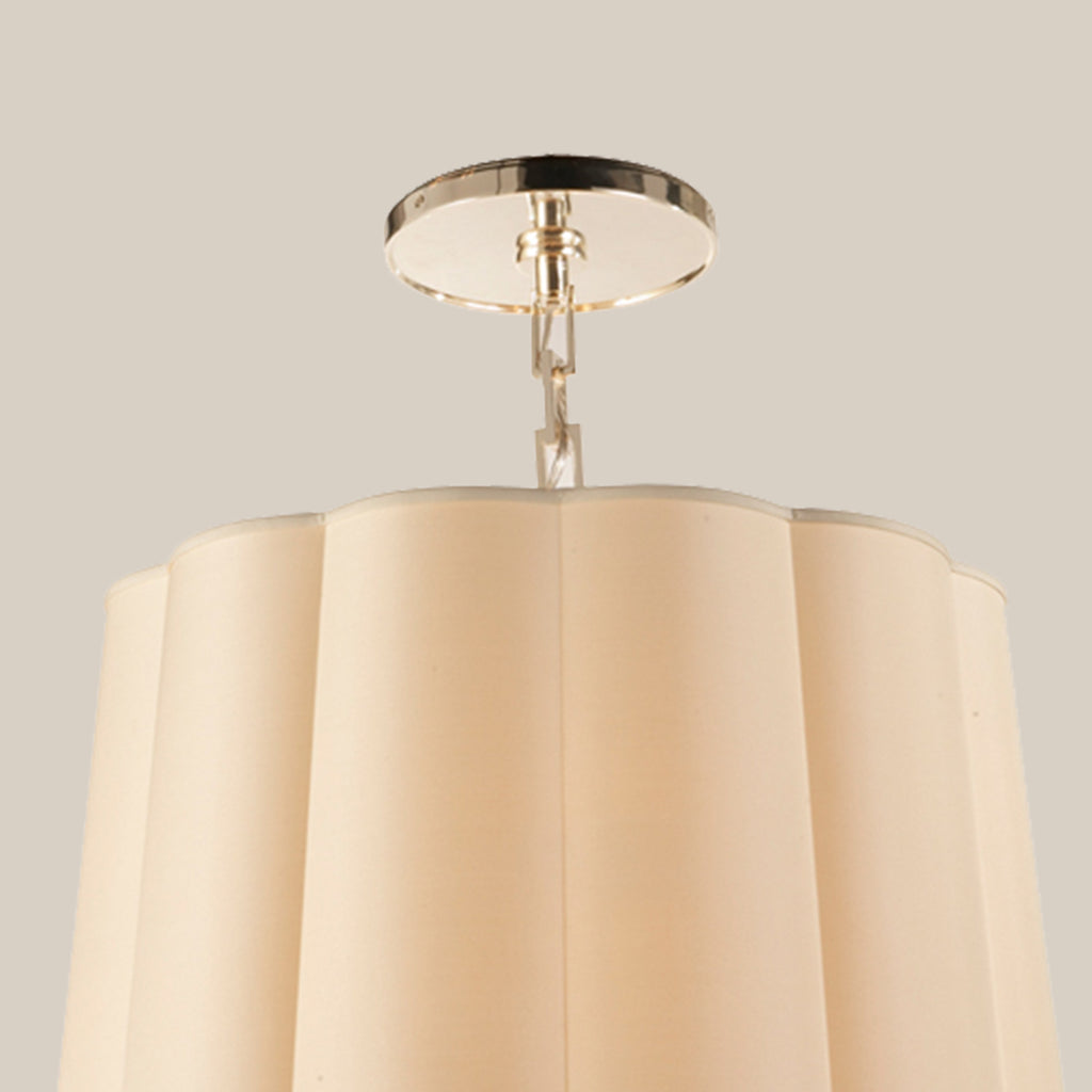 Fabric Drum Pendant Light