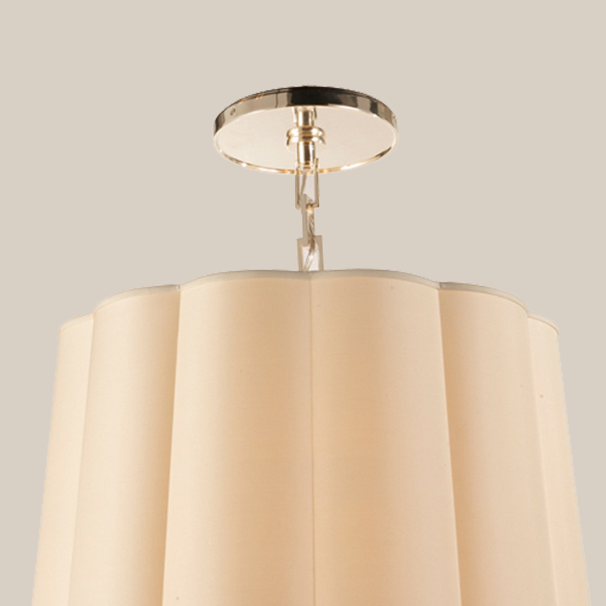 Fabric Drum Pendant Light
