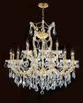 33'' Wide Gold Chandelier 19 Lights Maria Theresa Crystal Chandelier MT01L19G-吊灯-Briglighting