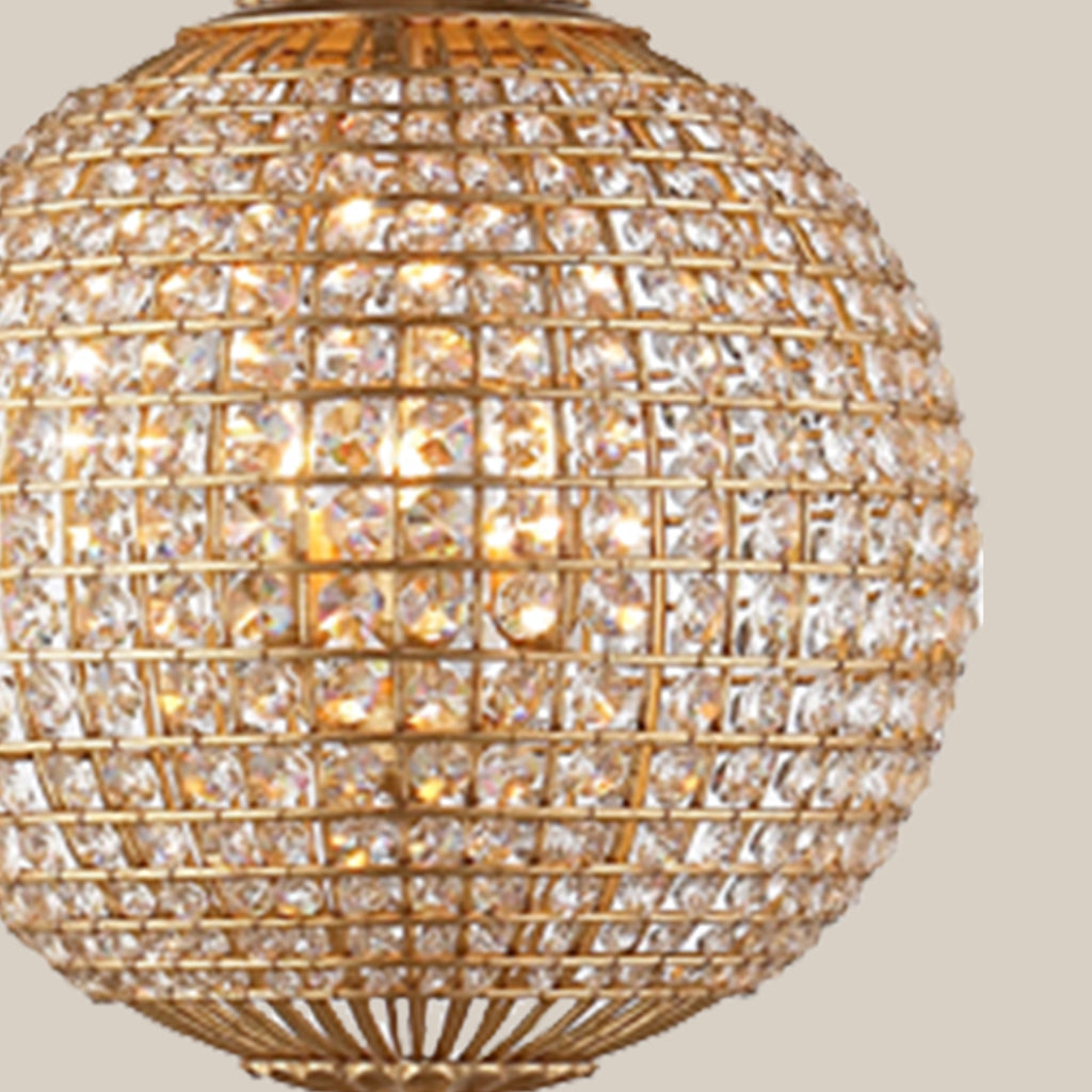 Crystal Globe Pendant Light