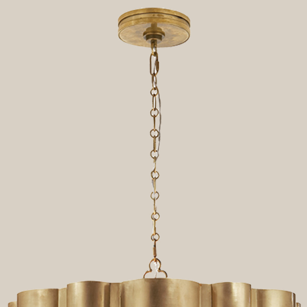 Modern Metal Drum Pendant Light