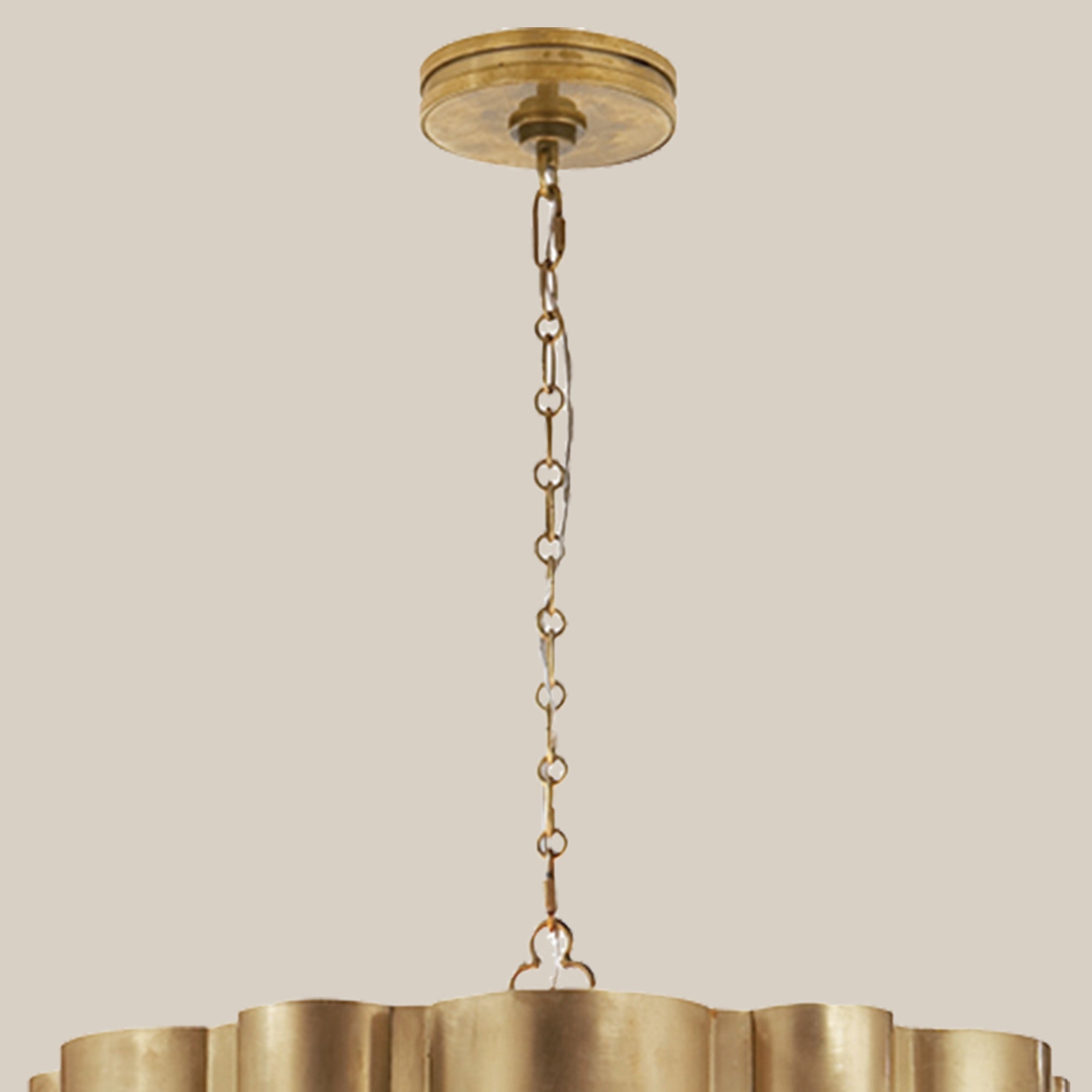 Modern Metal Drum Pendant Light
