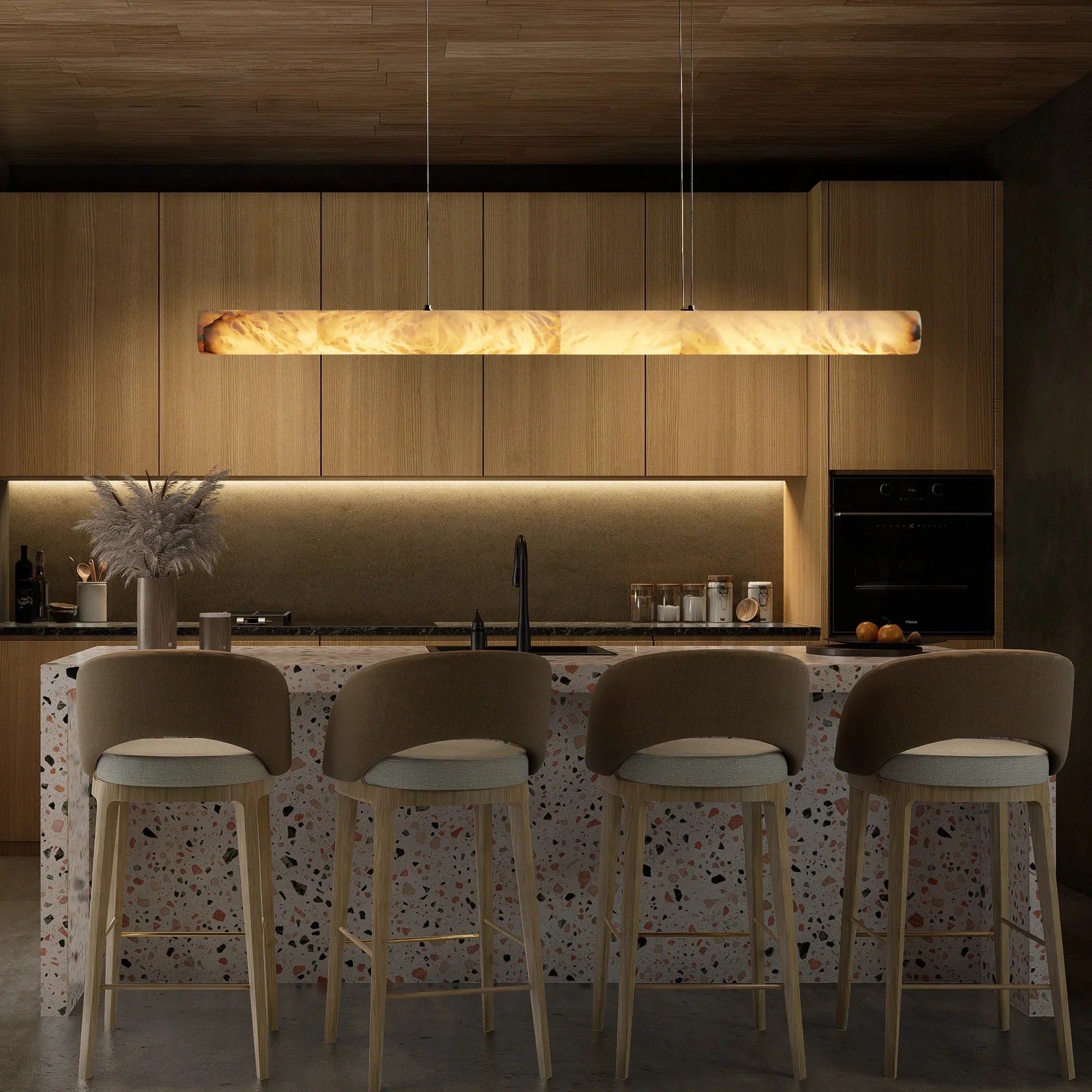 Halima Linear Chandelier-Briglighting