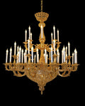 59X65 Inch 19th Century Extra Large French Brass Chandelier Antique Chandelier for Foyer-Briglighting