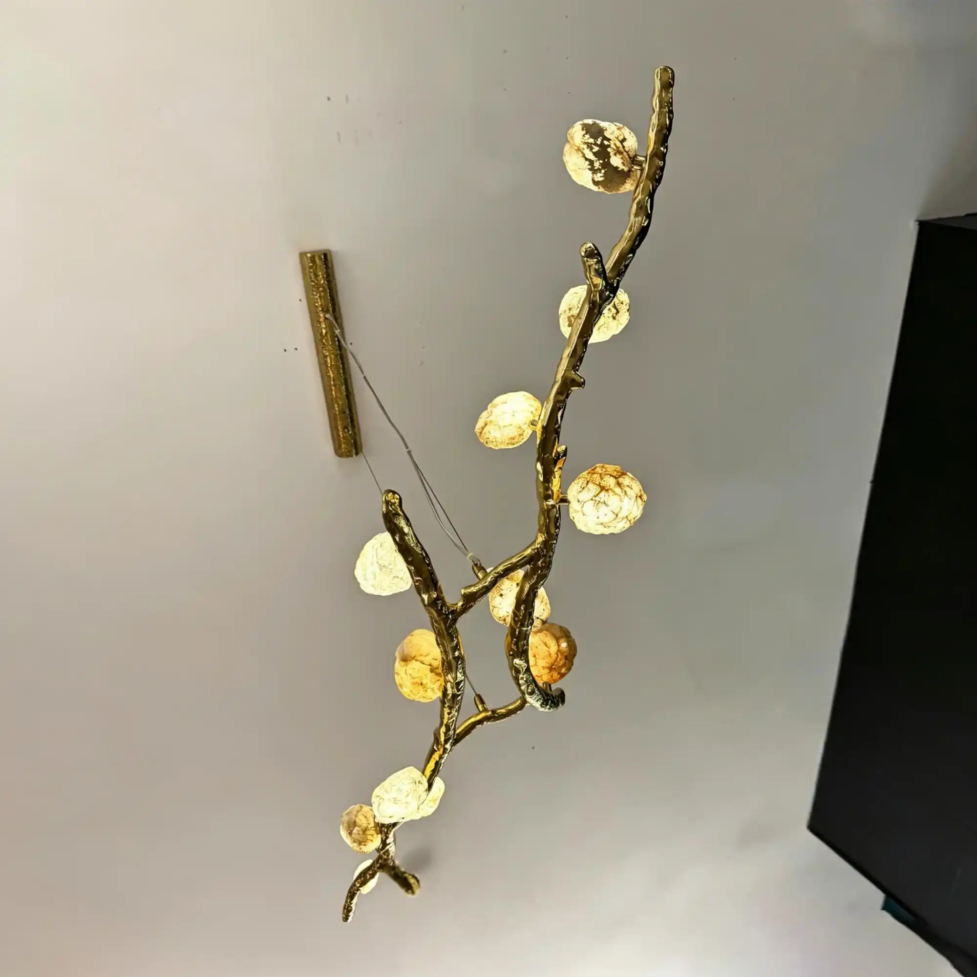 Luxury Statement Nature-inspired Twig Natural Crystal Chandelier-Briglighting