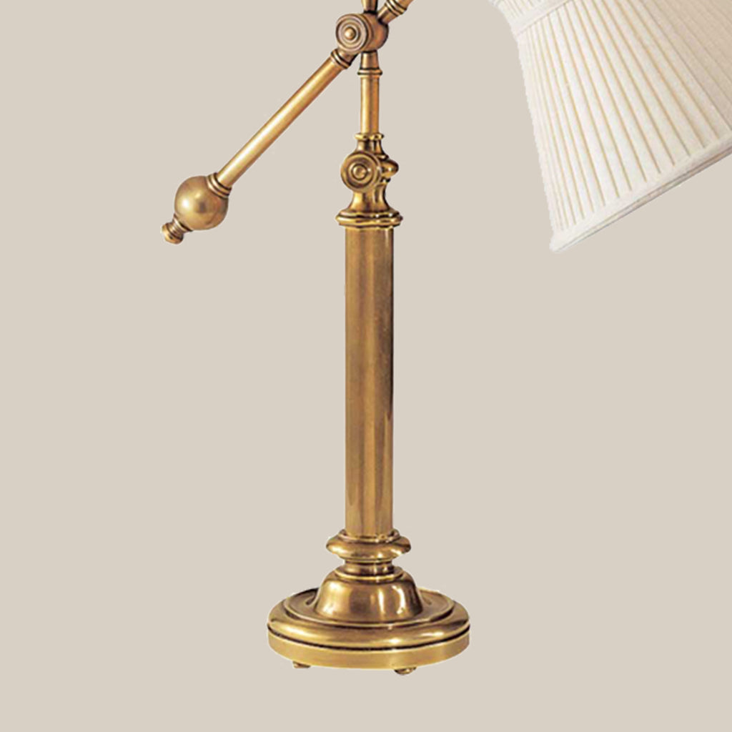 Adjustable Brass Table Lamp