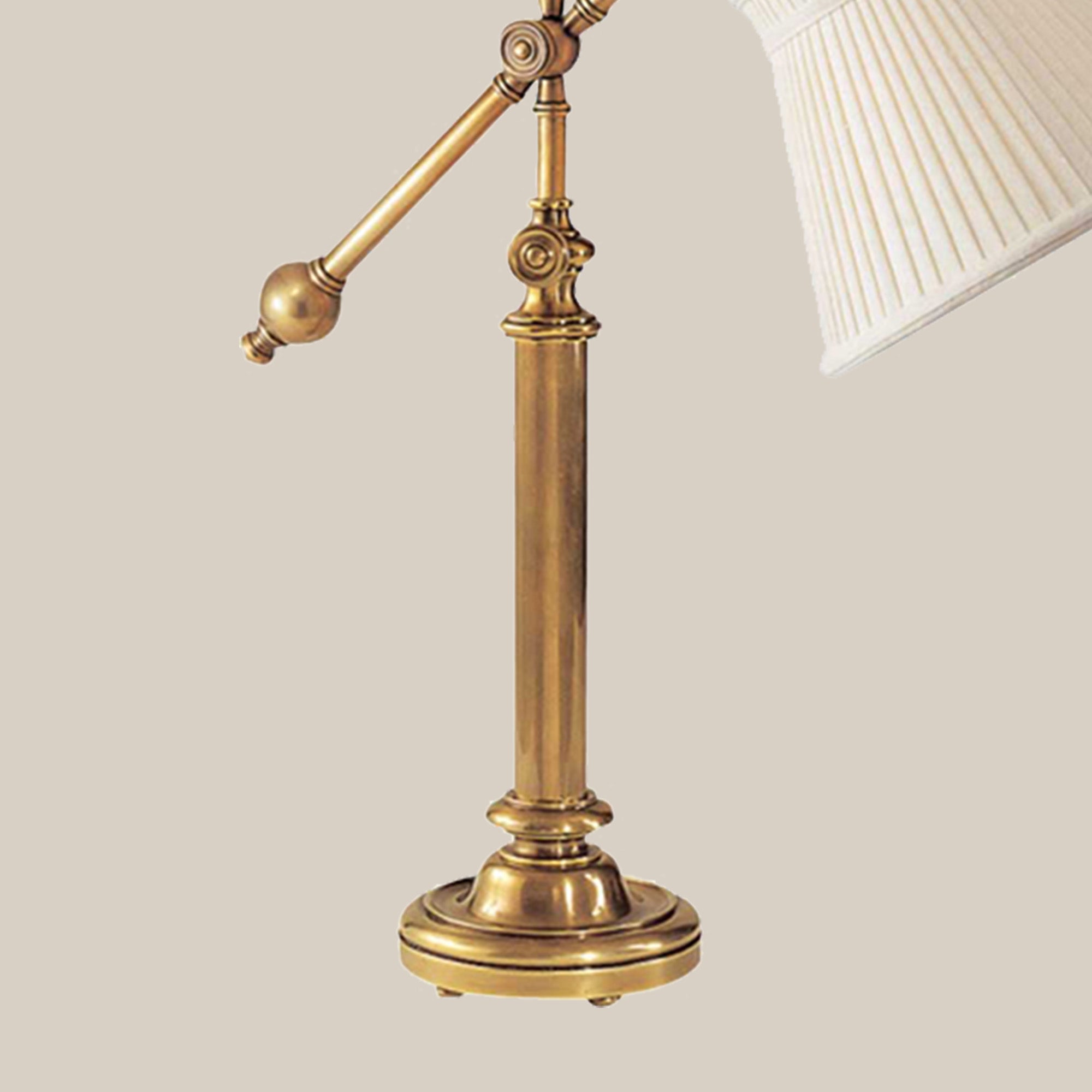 Adjustable Brass Table Lamp