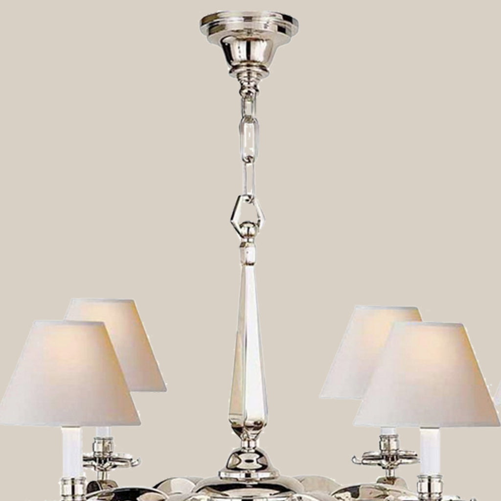 Modern Six-Light Chandelier