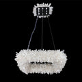 24'' Square Modern Geode Quartz Crystal Chandelier-Briglighting