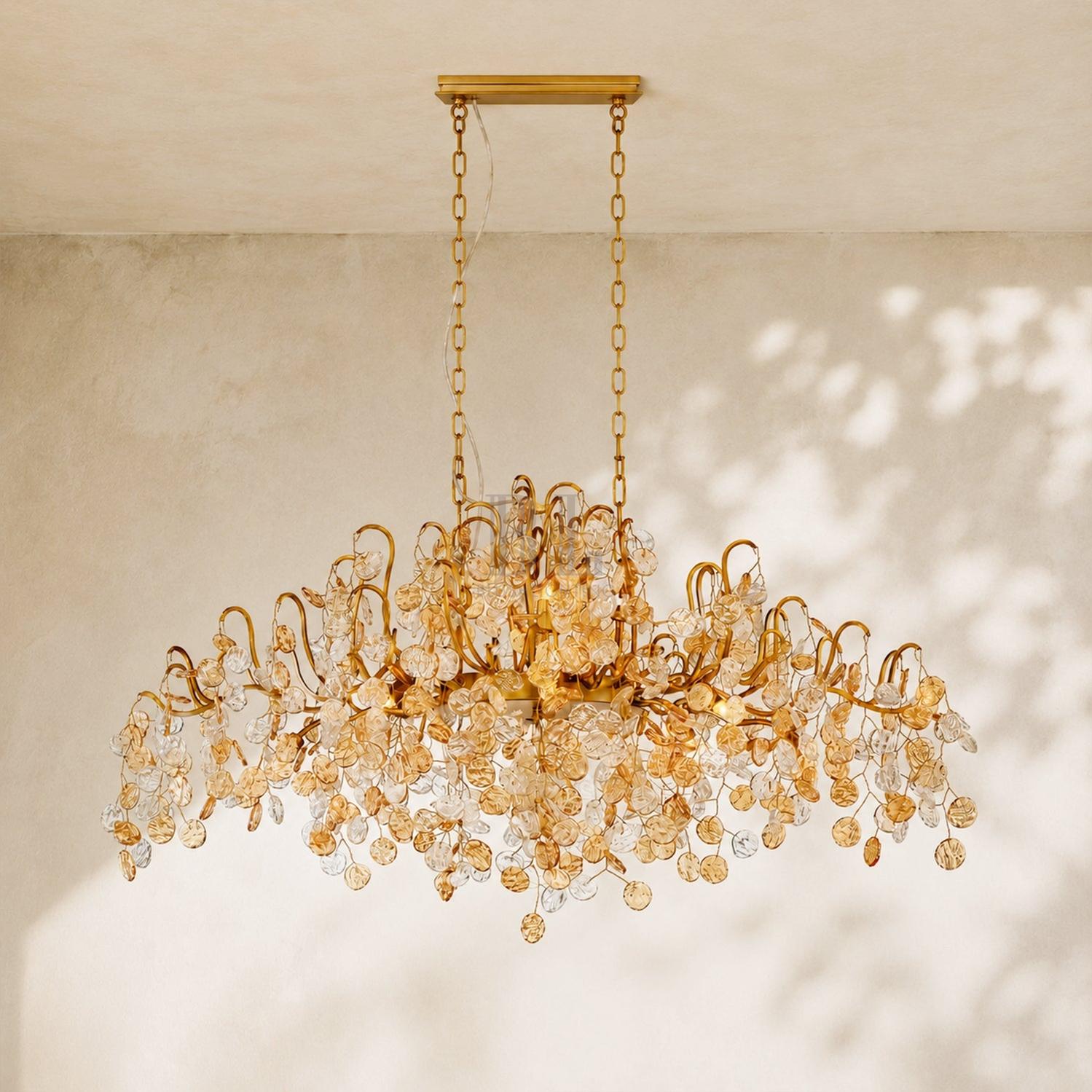 Campo Linear Chandelier 10 Light 45"W-Briglighting