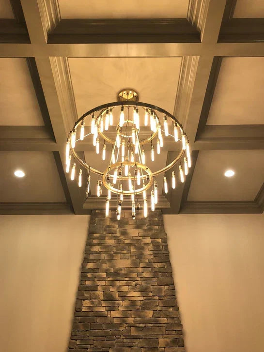 Retro-Inspired Metal Pendant Light Chandelier for Living Room/Bedroom/Staircase/Villa-Briglighting