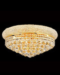 20'' Round Crystal Ceiling Light Empire Flush Mounted Crystal Chandelier-吸顶灯-Briglighting