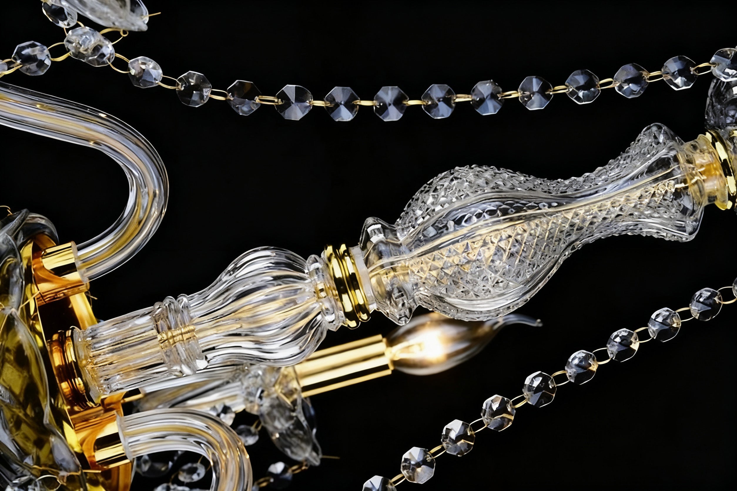 50 Lights Tiered Chandelier 63X61 Inch Large Gold Crystal Chandelier Lighting-Briglighting