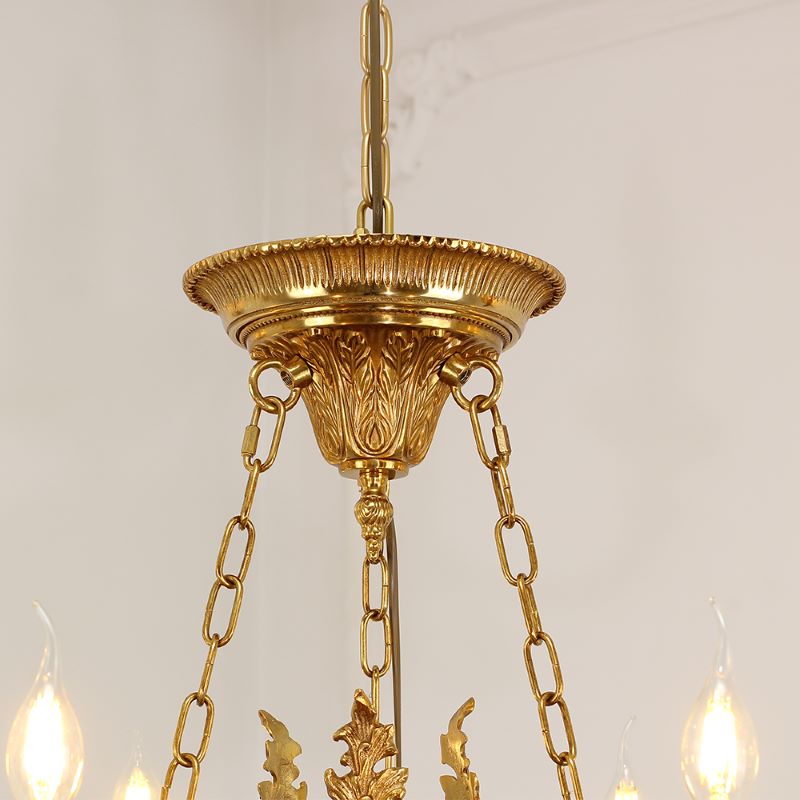 28X26 Inch 6 Lights Rococo French Empire Copper Chandelier-Briglighting