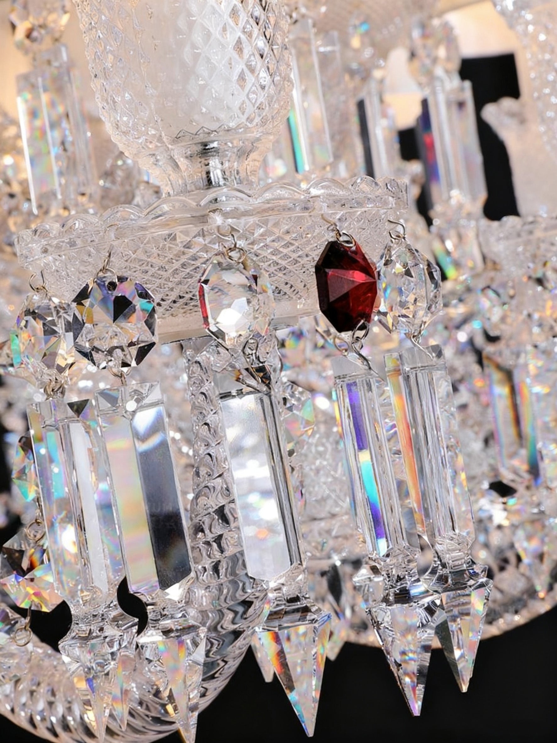 48 Lights Baccarat Inspired Crystal Chandelier 60X72 Inch Big Chandelier for Living Room-Briglighting
