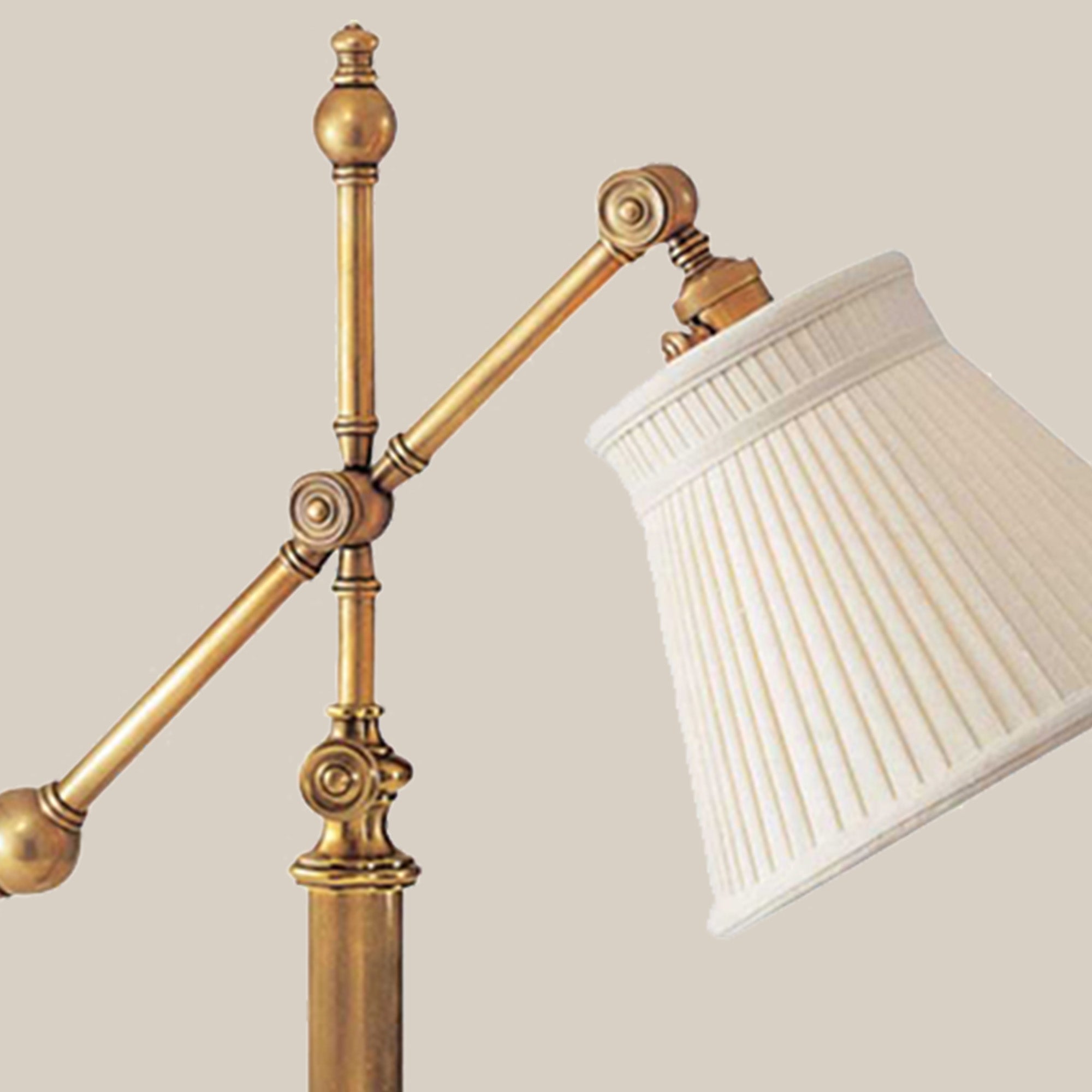 Adjustable Brass Table Lamp