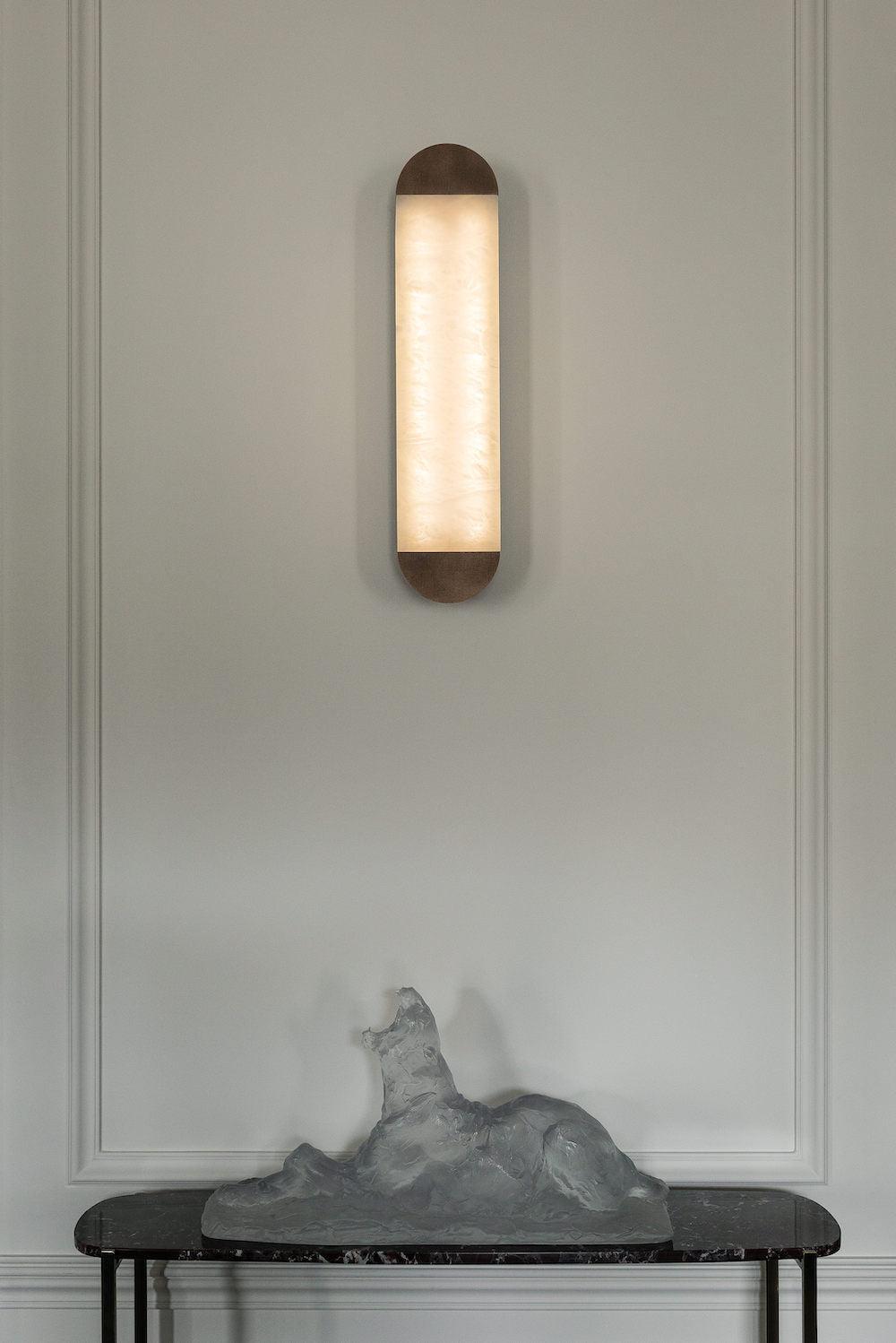 Ghost alabaster wall sconce-Briglighting