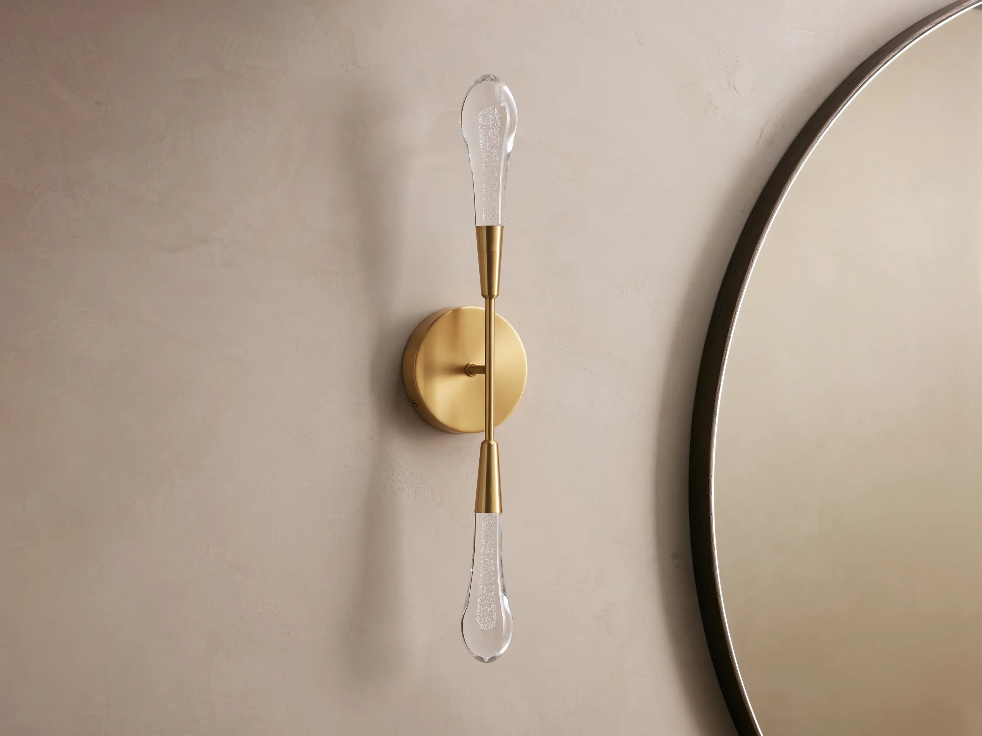 Soltaire Crystal Double Wall Sconce-Briglighting