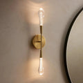 Soltaire Crystal Double Wall Sconce-Briglighting