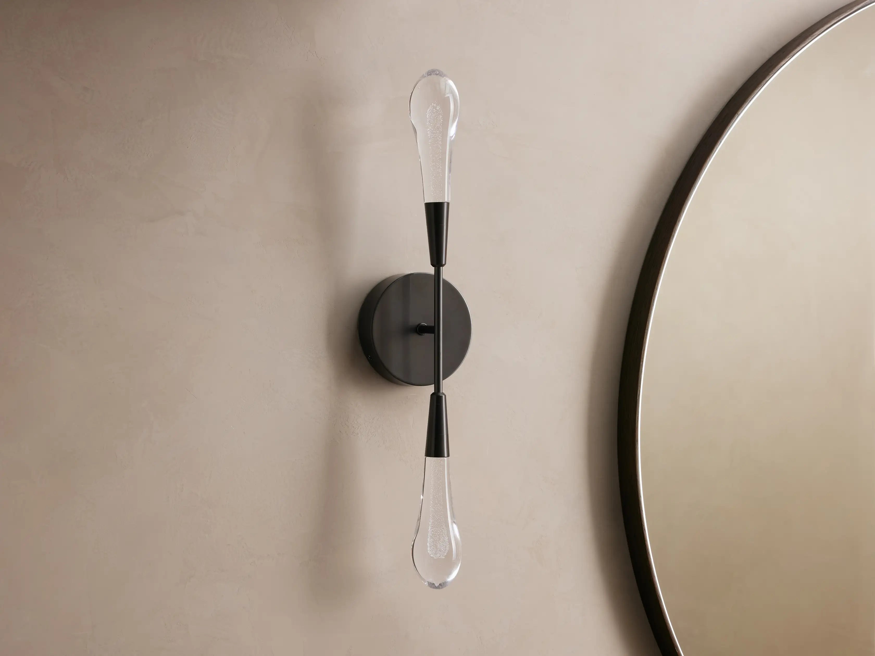 Soltaire Crystal Double Wall Sconce-Briglighting