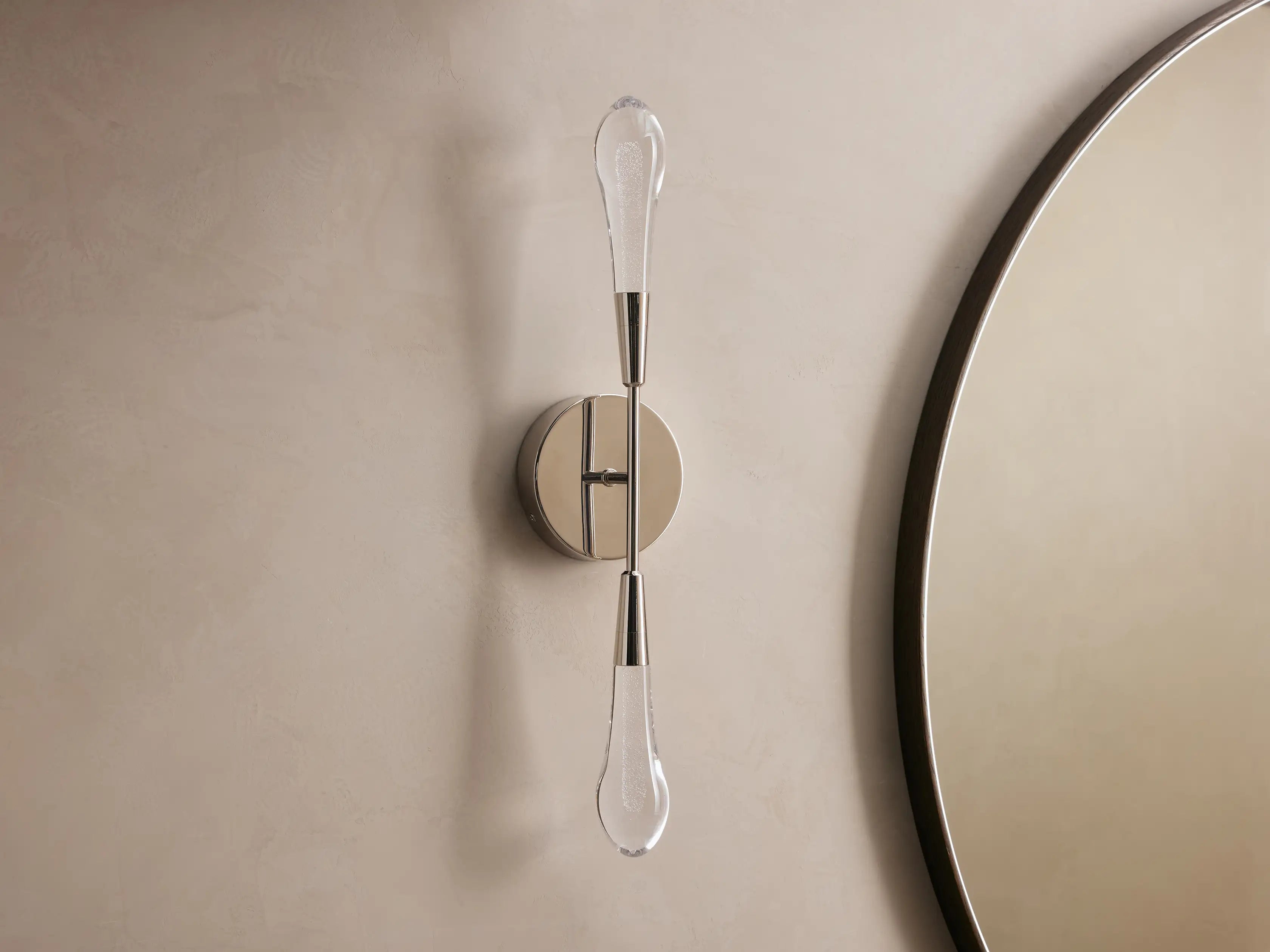 Soltaire Crystal Double Wall Sconce-Briglighting
