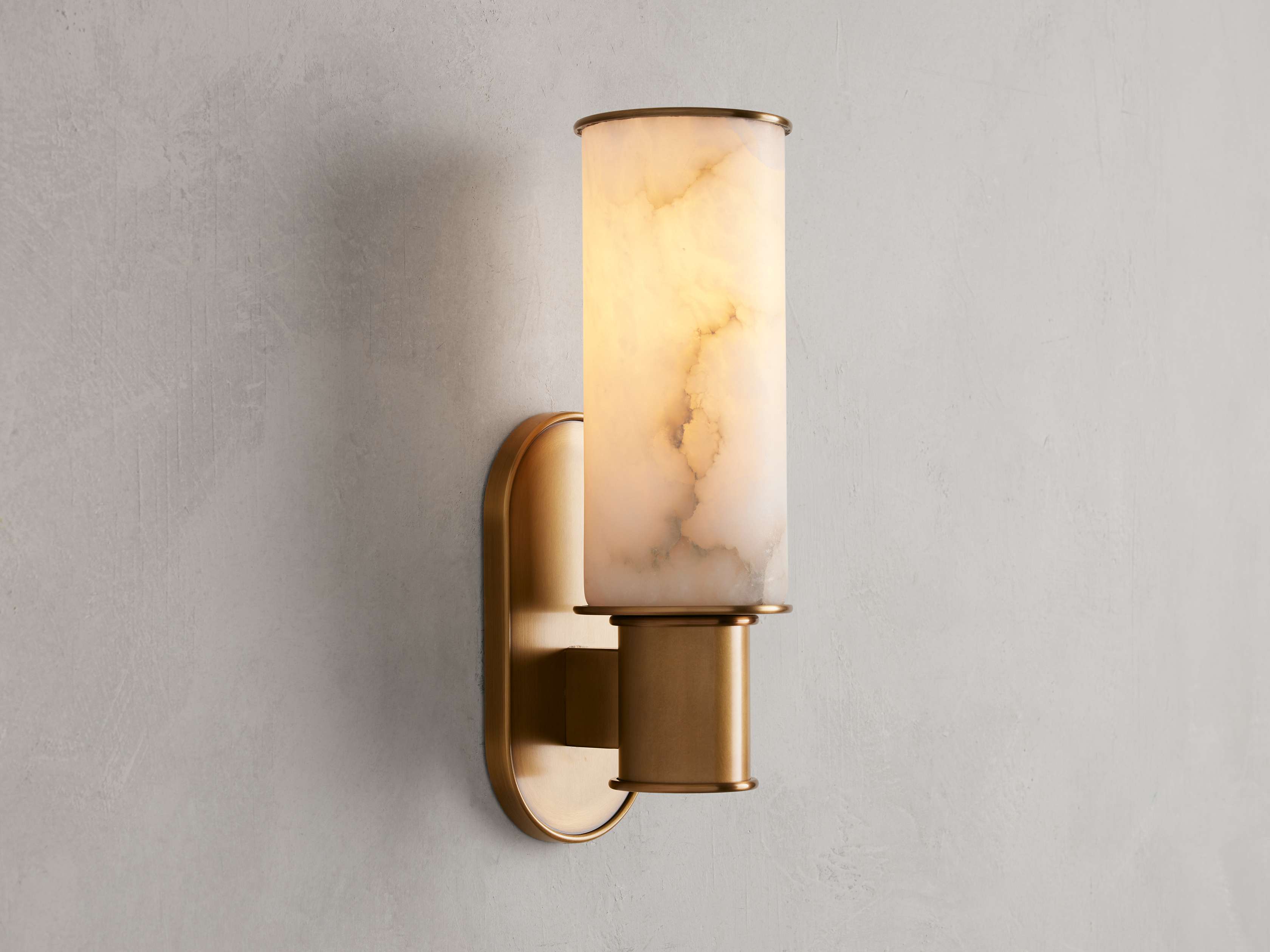 Harlin Wall Sconce in Alabaster-Briglighting