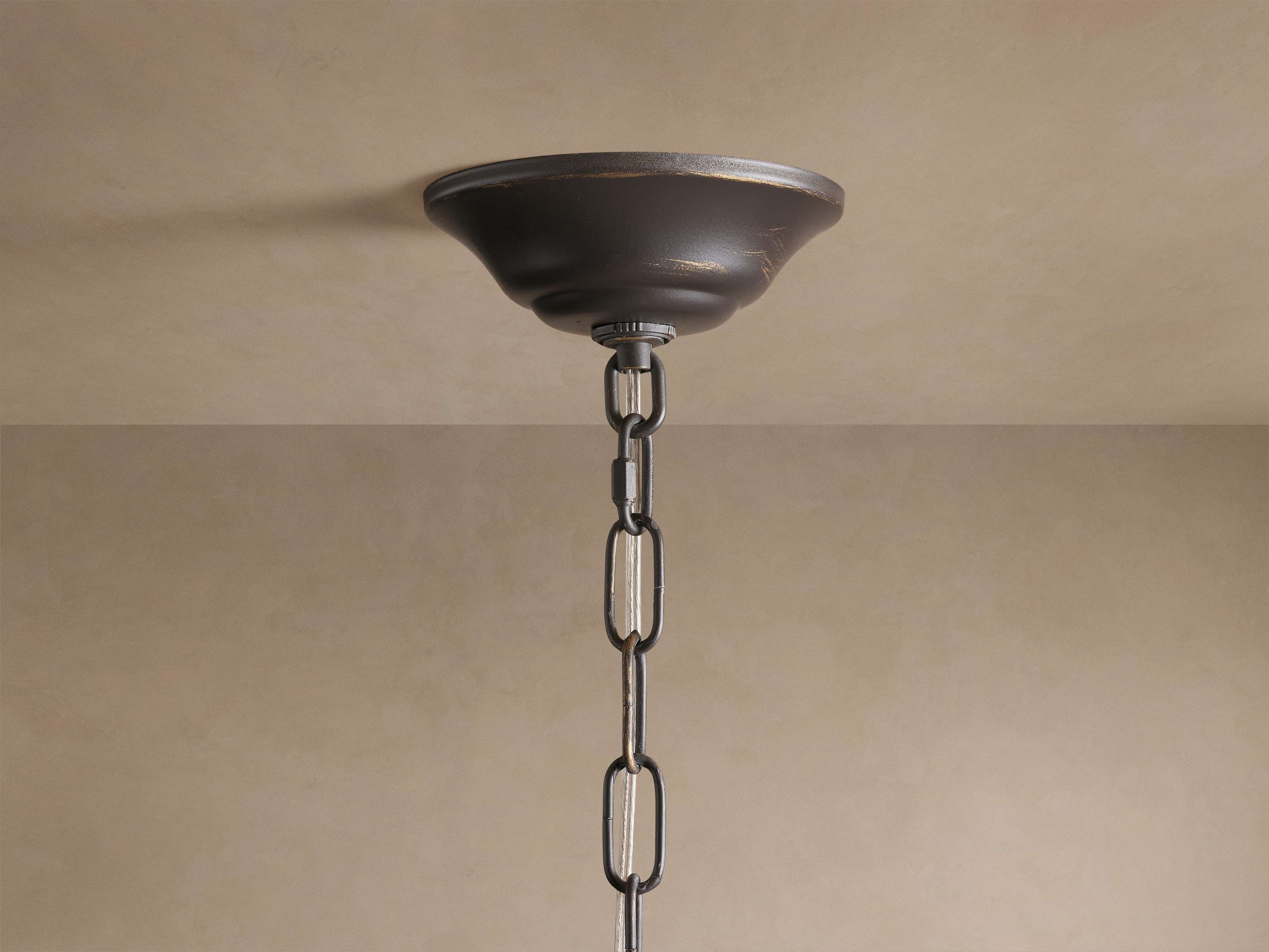 Lunaria Ceramic Leaves Chandelier 42''D-Chandelier-Briglighting