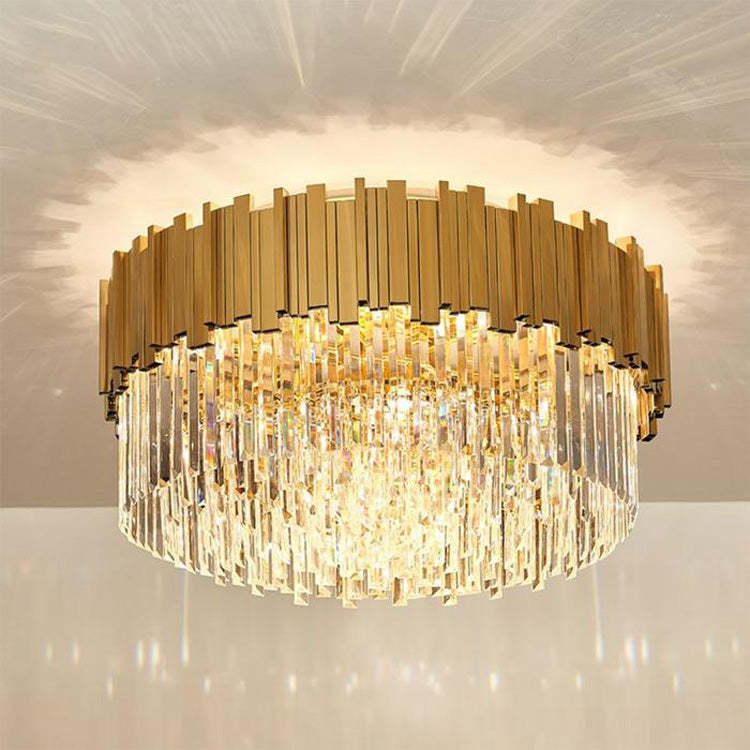 Enoch Flush Mount Chandelier-Chandelier-Briglighting