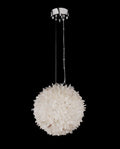 Clear Geode Quartz Crystal Ball Modern Pendant Light-Briglighting