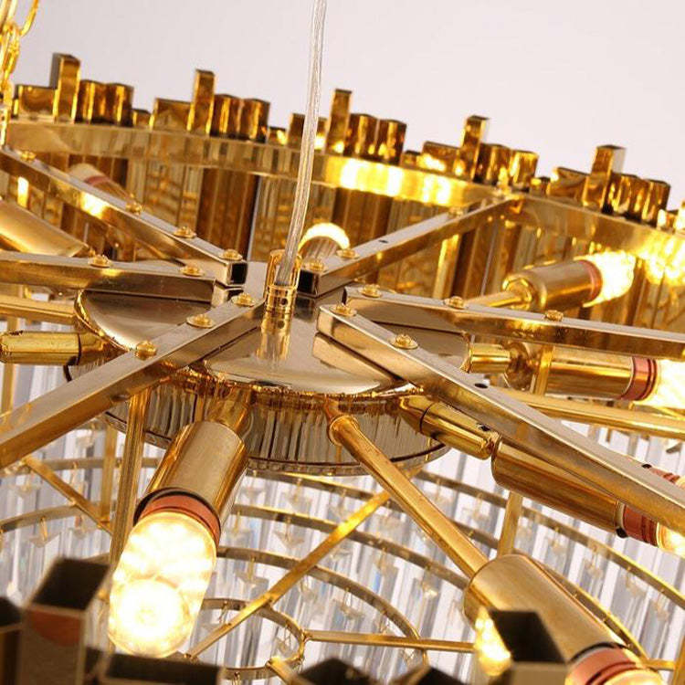Enoch Flush Mount Chandelier-Chandelier-Briglighting