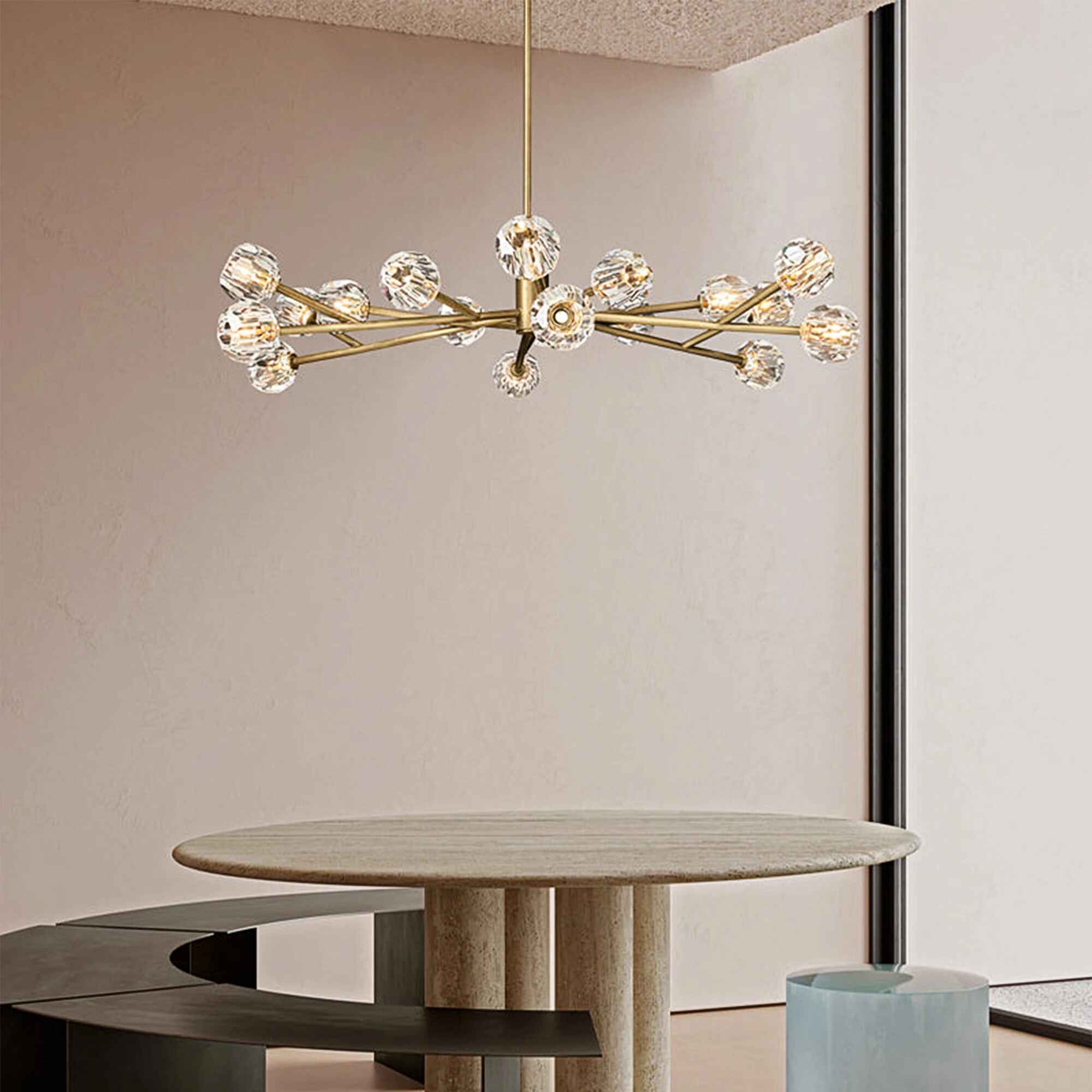 Boule De Cristal Round Chandelier 24", 36", 48", 60", 72"