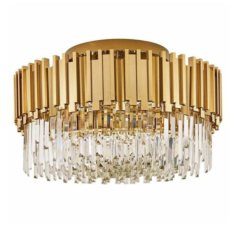 Enoch Flush Mount Chandelier-Chandelier-Briglighting