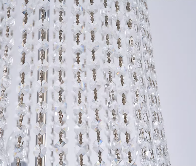 36X69 Inch 32 Lights French Basket K9 Crystal Chandelier Lighting-Briglighting