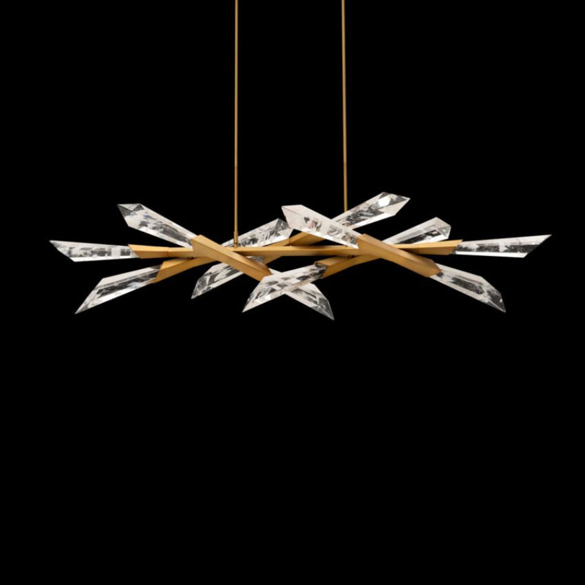 Axel Linear Chandelier 60"-Chandelier-Briglighting