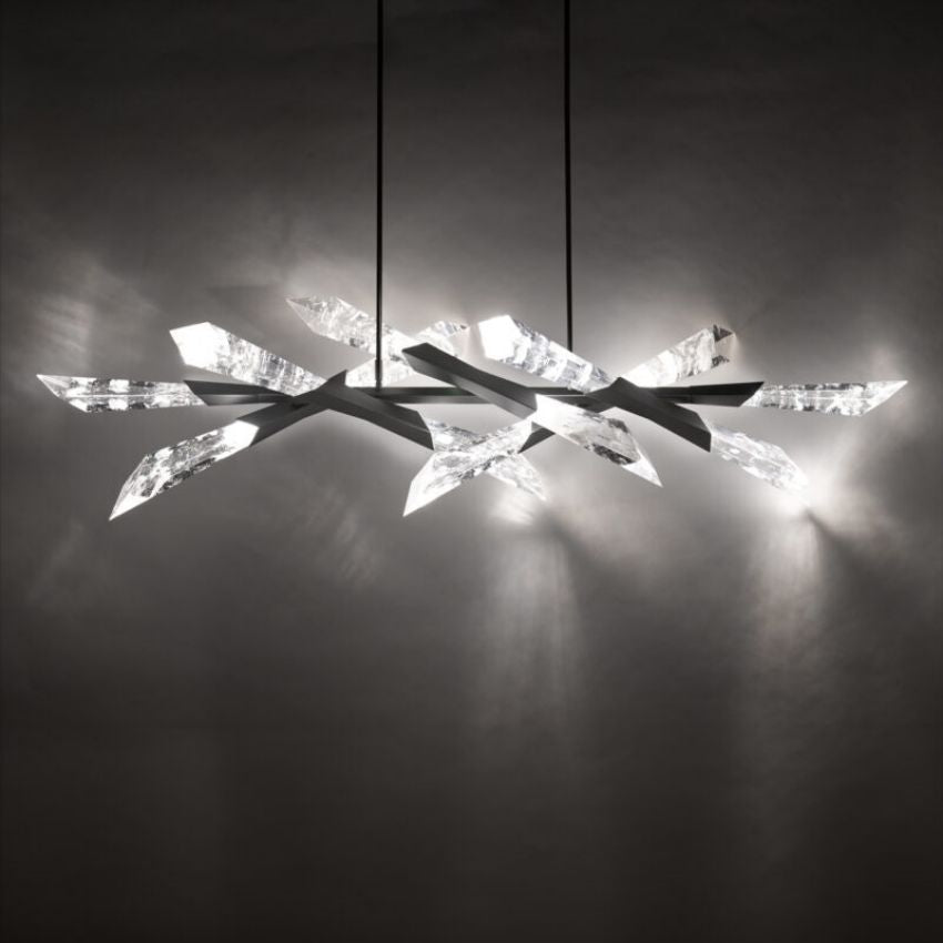Axel Linear Chandelier 60"-Chandelier-Briglighting