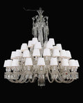 48 Lights Baccarat Inspired Crystal Chandelier 60X72 Inch Big Chandelier for Living Room-Briglighting