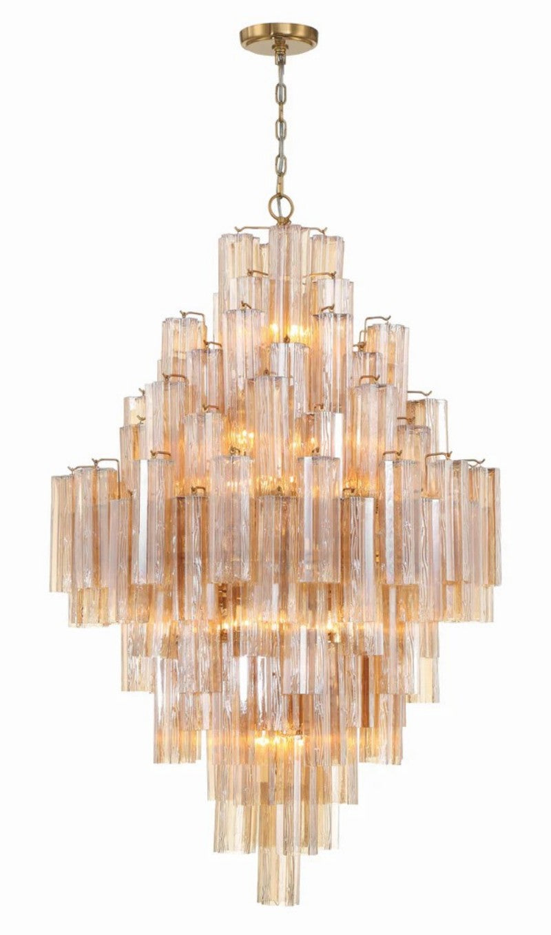 Eddifod Tiered 20-Light Chandelier-Chandelier-Briglighting