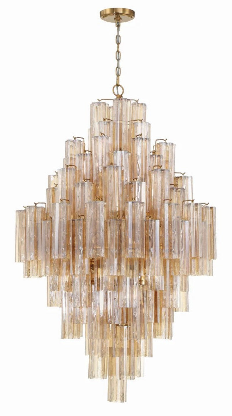 Eddifod Tiered 20-Light Chandelier-Chandelier-Briglighting