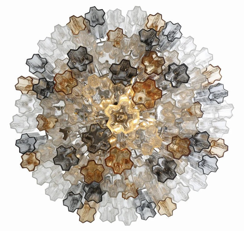 Eddifod Tiered 20-Light Chandelier-Chandelier-Briglighting