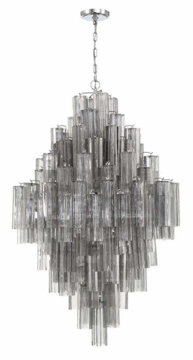 Eddifod Tiered 20-Light Chandelier-Chandelier-Briglighting