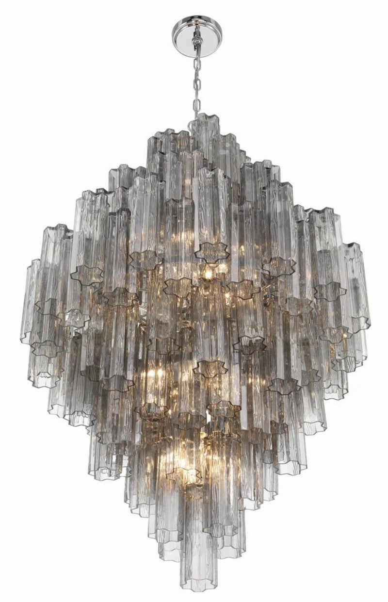 Eddifod Tiered 20-Light Chandelier-Chandelier-Briglighting