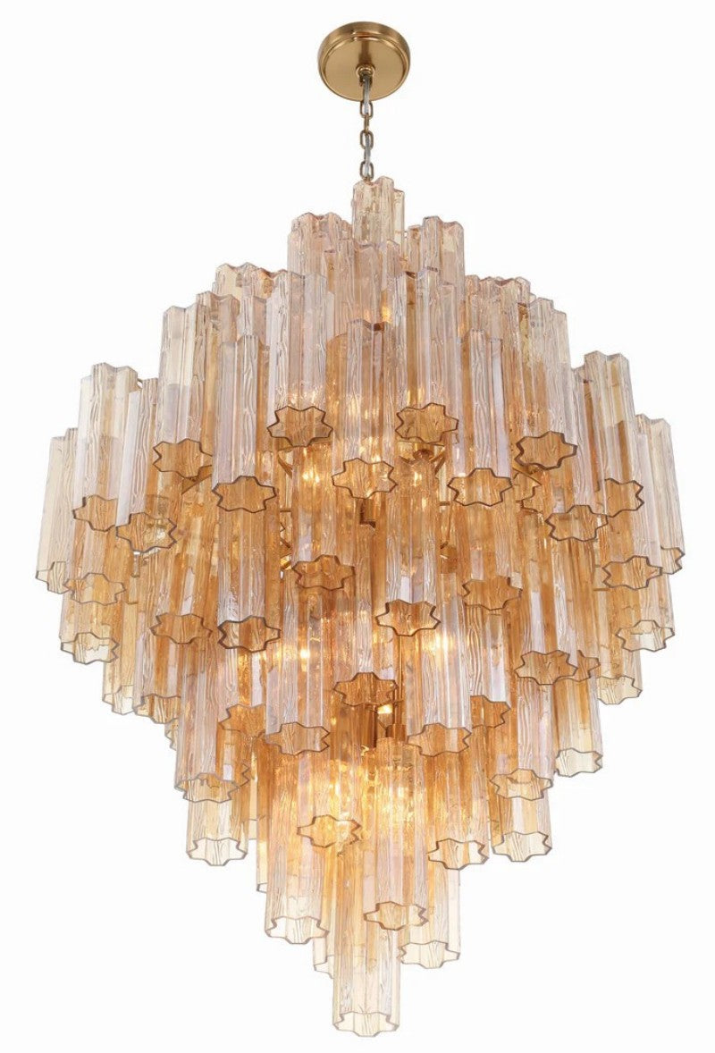 Eddifod Tiered 20-Light Chandelier-Chandelier-Briglighting