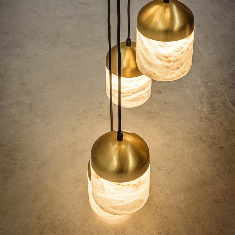 Alabaster Staircases Chandelier-Chandelier-Briglighting