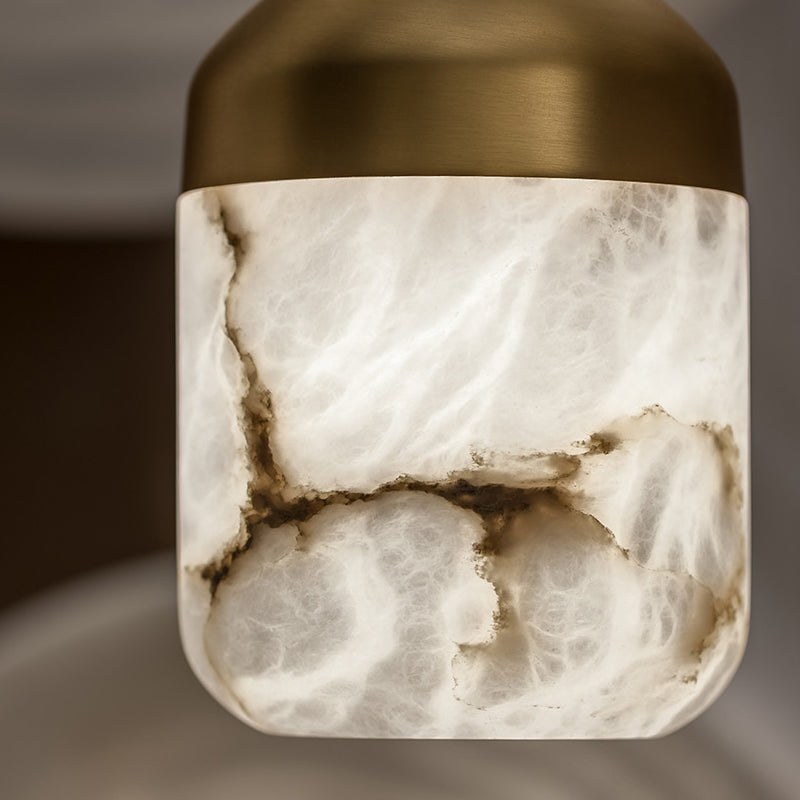 Alabaster Staircases Chandelier-Chandelier-Briglighting