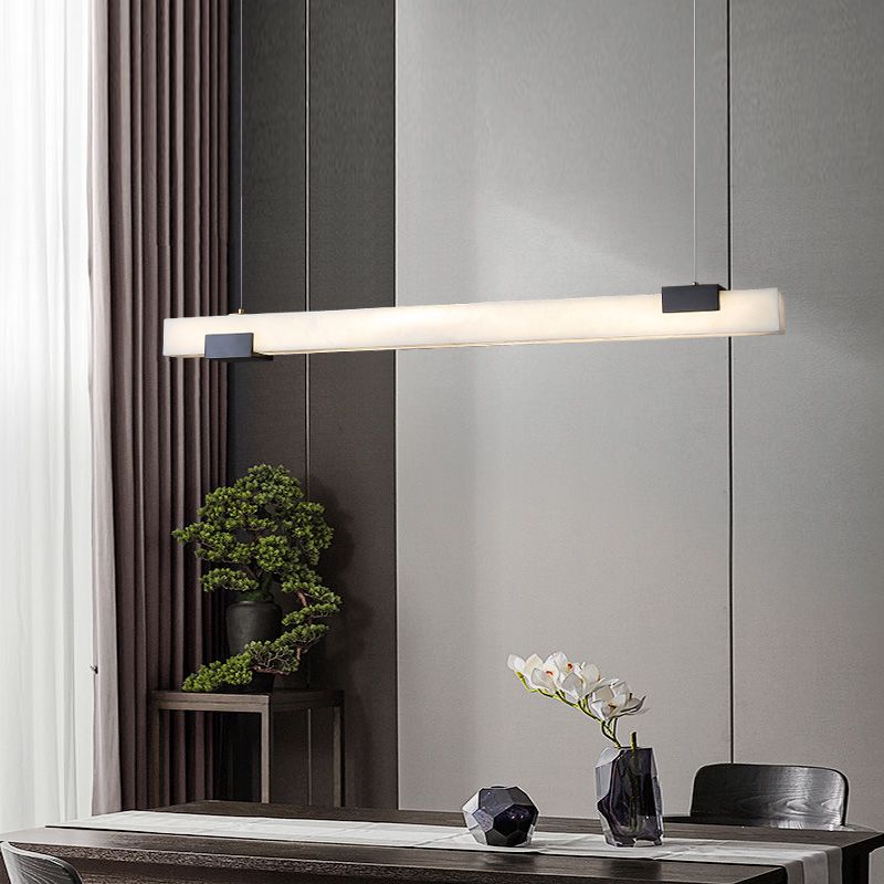 Alabaster Square Pillar Dining Chandelier-Pendant for living room,Pendant for kitchen,Pendant for bathrooms,Pendant for bedrooms,Pendant for foyer,Pendant for stairways,Pendant for dining room-Briglighting
