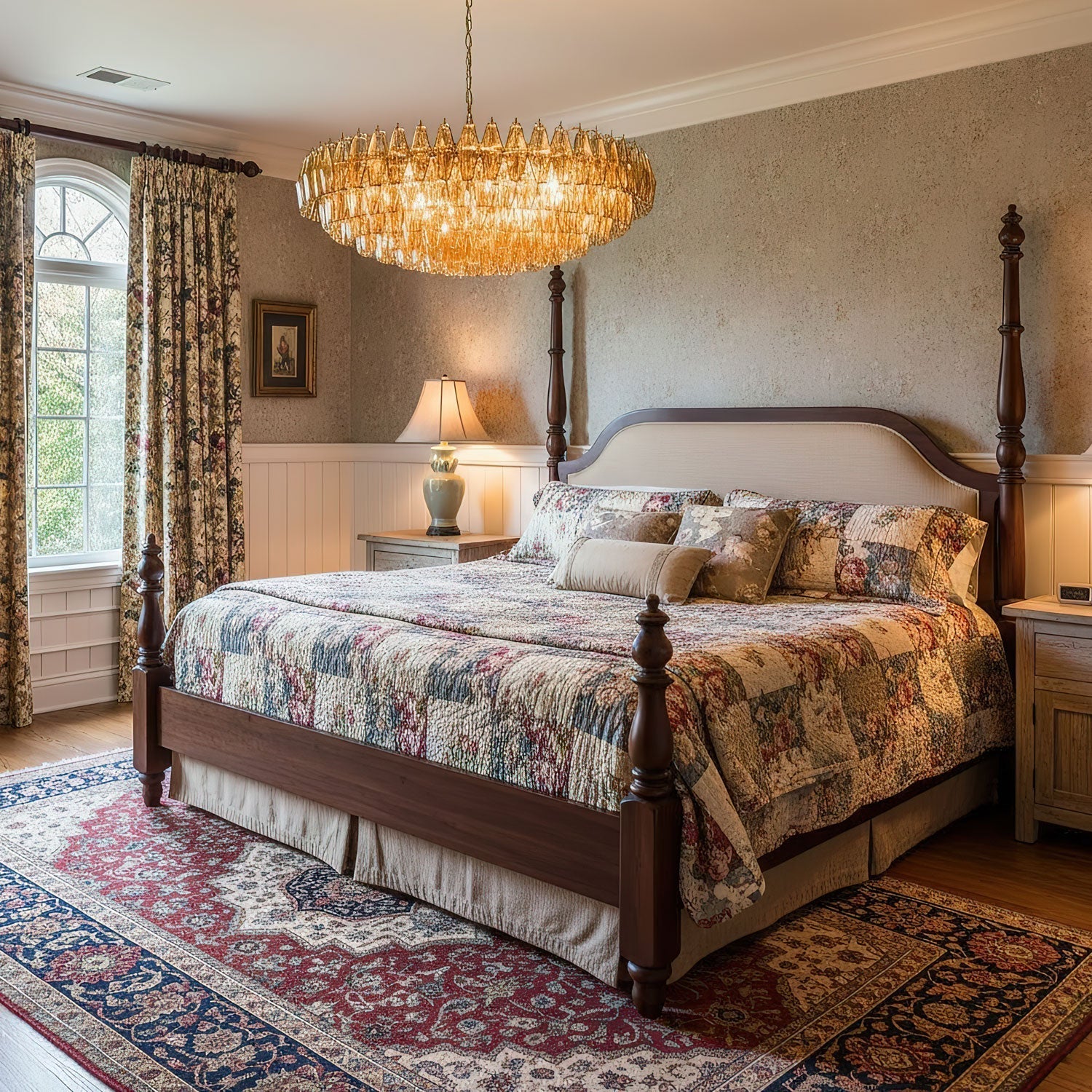 Premium Amber Sorrento Chandelier-Chandelier-Briglighting