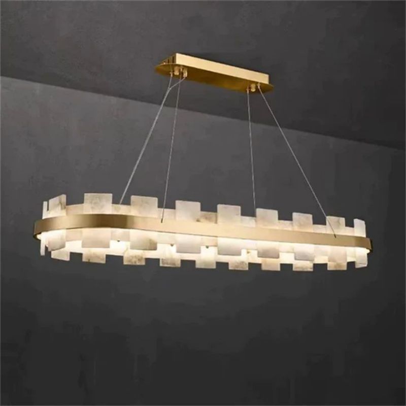 Alabaster Pomois Modern Chandelier-Pendant for living room,Pendant for kitchen,Pendant for bathrooms,Pendant for bedrooms,Pendant for foyer,Pendant for stairways,Pendant for dining room-Briglighting
