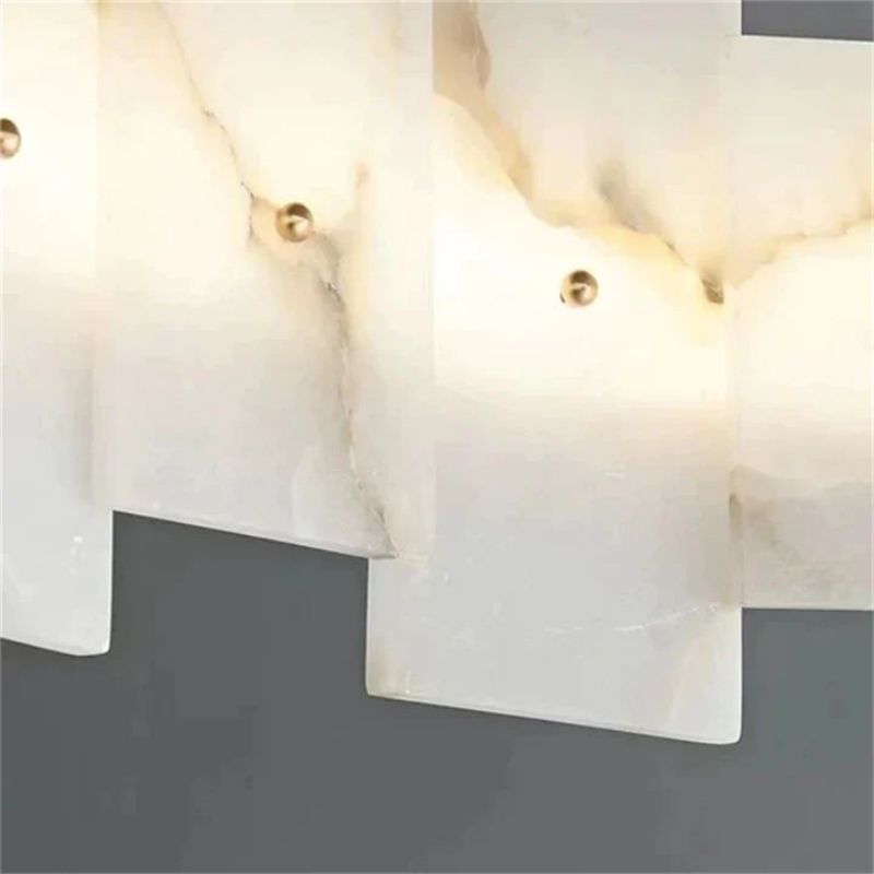 Alabaster Pomois Modern Chandelier-Pendant for living room,Pendant for kitchen,Pendant for bathrooms,Pendant for bedrooms,Pendant for foyer,Pendant for stairways,Pendant for dining room-Briglighting