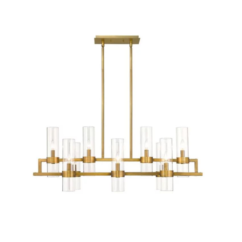 Brio Rectangles Chandelier 43"-chandelier for bedroom,chandelier for dining room,chandelier for stairways,chandelier for foyer,chandelier for bathrooms,chandelier for living room-Briglighting